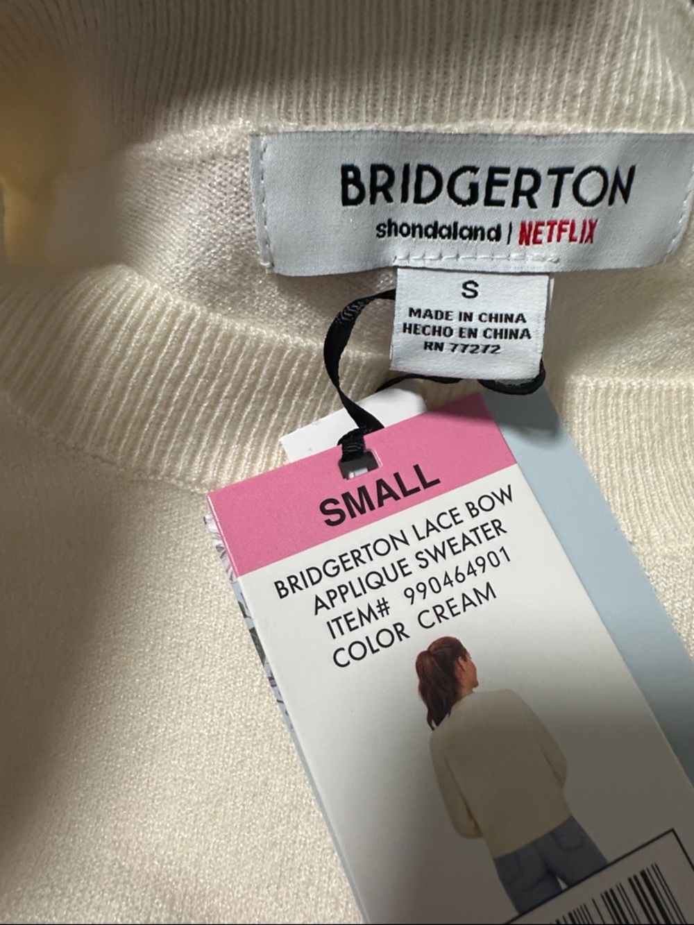 👛 NWT Bridgerton Lightweight Sweater - Picture 4 of 5